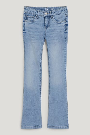 Niñas - Flare jeans - vaqueros - azul claro