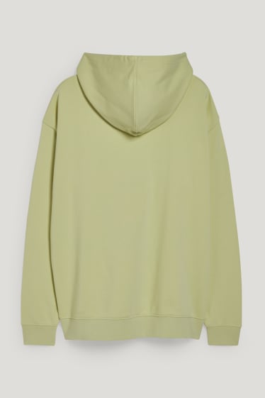 Hommes - Sweat à capuche - vert clair