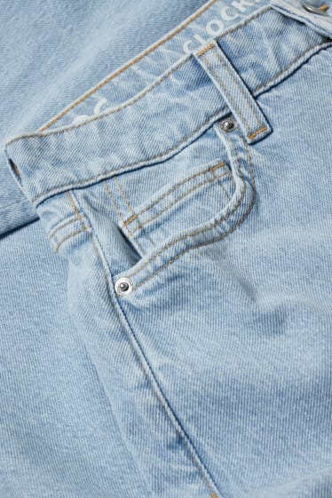 Clockhouse niñas - CLOCKHOUSE - mom jeans - high waist - vaqueros - azul claro