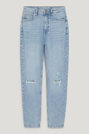 Clockhouse Girls - CLOCKHOUSE - Mom Jeans - High Waist - jeans-hellblau