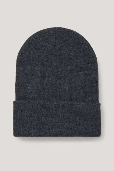 Hombre - Gorro - gris oscuro
