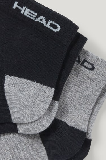 Hombre - HEAD - pack de 5 - calcetines cortos - negro