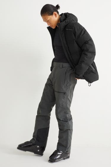 Uomo - Giacca da sci con cappuccio - nero