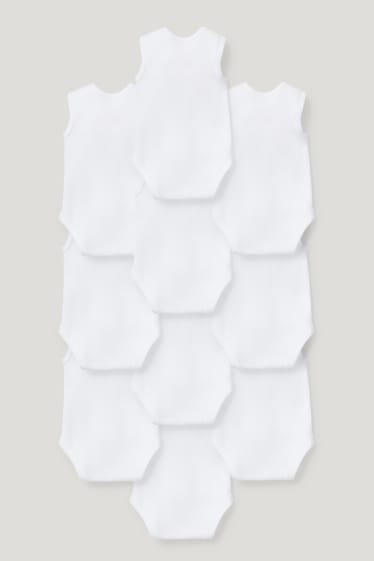Baby Girls - Multipack 10er - Baby-Body - weiß