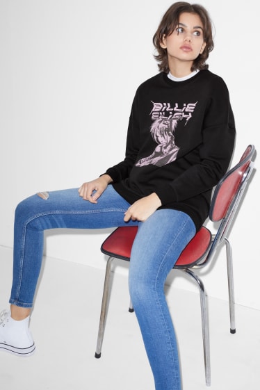 Clockhouse niñas - CLOCKHOUSE - sudadera - Billie Eilish - negro