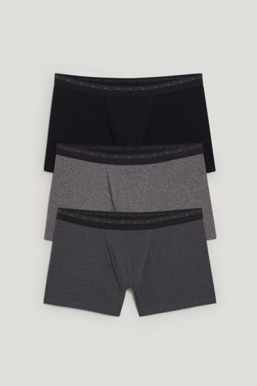 Uomo XL - Confezione da 3 - boxer aderenti - LYCRA® - grigio scuro