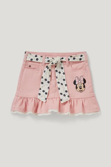 Nena petita - Minnie Mouse - faldilla - rosa