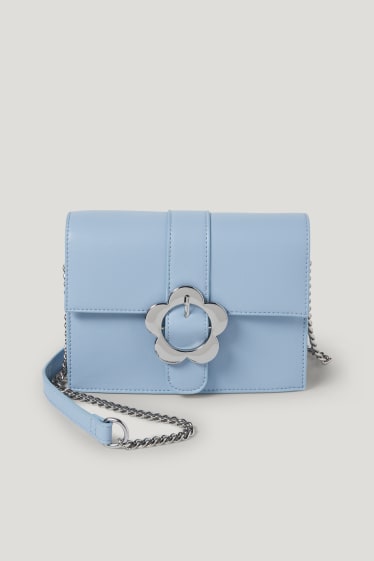 Clockhouse femme - CLOCKHOUSE - petit sac à bandoulière - similicuir - bleu clair