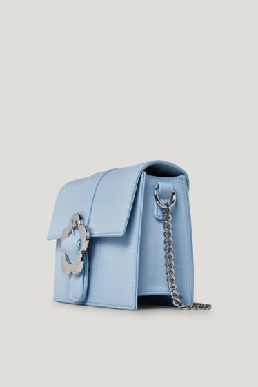 Clockhouse femme - CLOCKHOUSE - petit sac à bandoulière - similicuir - bleu clair
