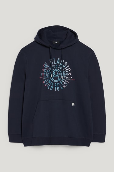 Men XL - Hoodie - dark blue