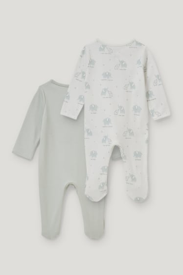 Baby Boys - Multipack 2er - Baby-Schlafanzug - mintgrün