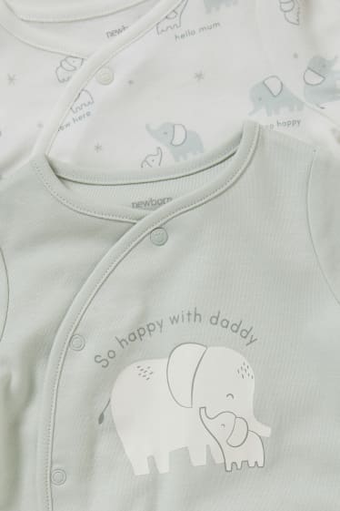 Baby Boys - Multipack 2er - Baby-Schlafanzug - mintgrün
