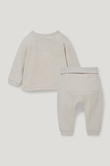 Esclusiva online - Completo neonati - 2 pezzi - beige