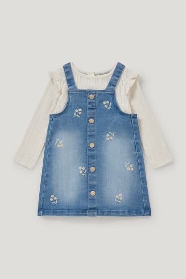 Baby Girls - Baby-outfit - jeansblauw