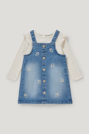 Baby Girls - Completo per neonate - jeans blu