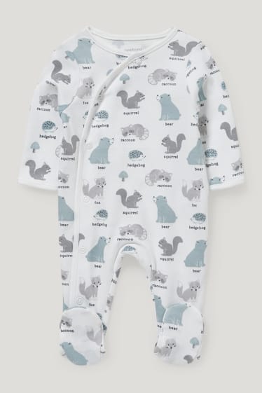 Baby Boys - Newbornoutfit - biokatoen - 3-delig - lichtblauw