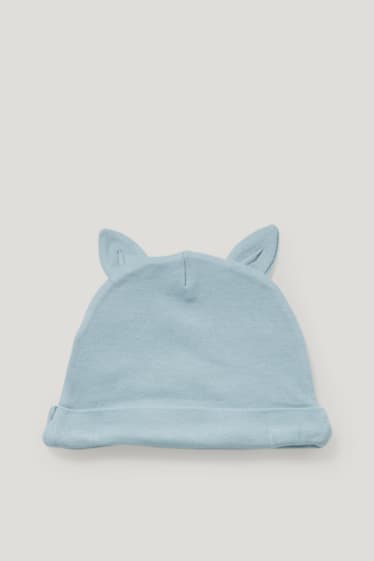 Baby Boys - Newbornoutfit - biokatoen - 3-delig - lichtblauw