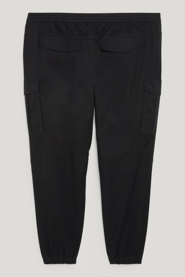 Men XL - Cargo trousers - tapered fit - LYCRA® - black