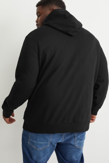 Hommes grandes tailles - Sweat à capuche - noir