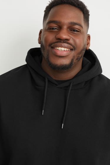 Hommes grandes tailles - Sweat à capuche - noir