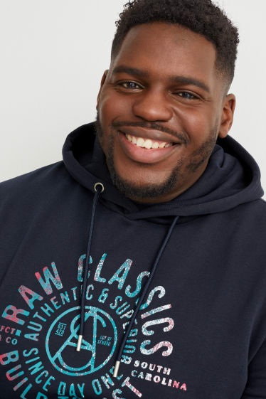 Men XL - Hoodie - dark blue