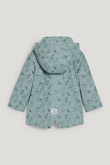 Baby Boys - Dino - Baby-Jacke mit Kapuze - grün