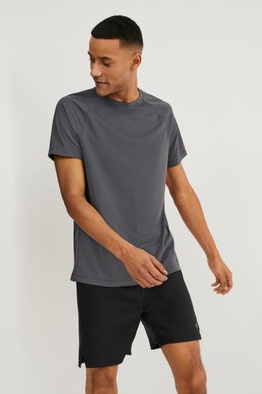 Heren - Sportshirt - donkergrijs