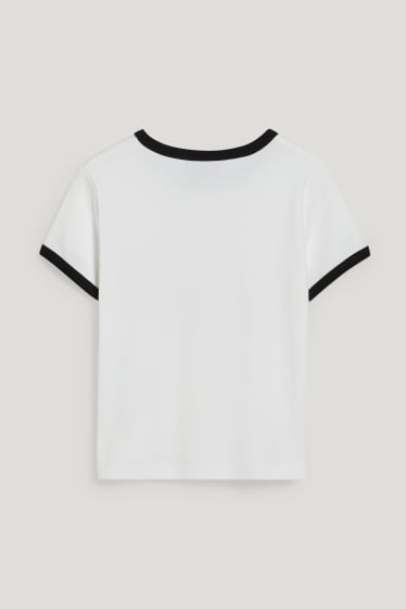 Niñas - Stranger Things - camiseta de manga corta - blanco roto