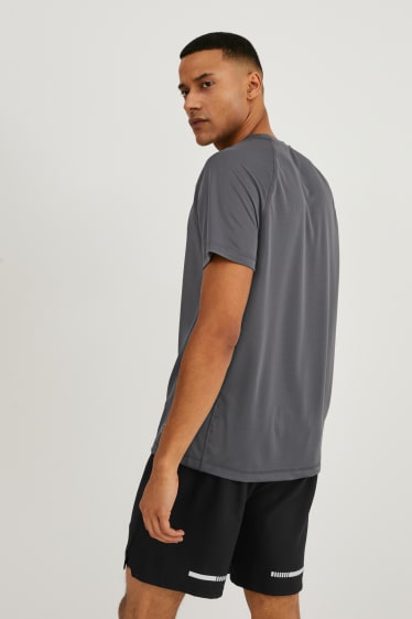 Heren - Sportshirt - donkergrijs