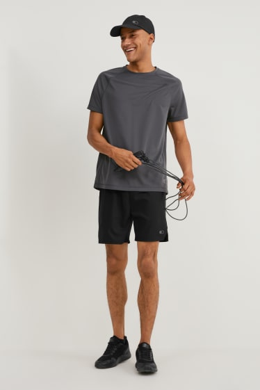 Heren - Sportshirt - donkergrijs