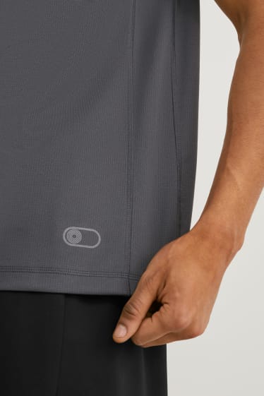 Heren - Sportshirt - donkergrijs