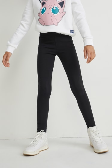 Bambine: - Confezione da 2 - leggings - nero