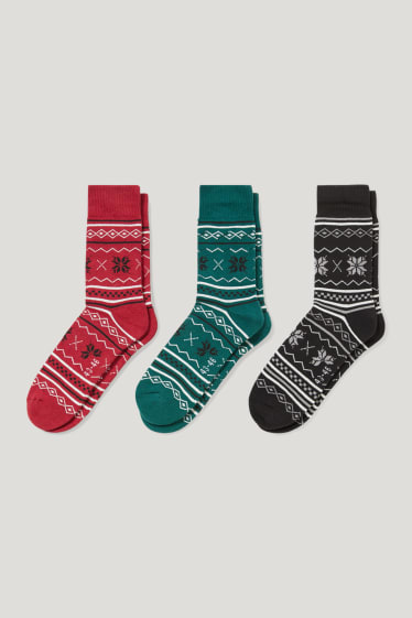 Hombre - Pack de 3 - calcetines - LYCRA® - multicolor