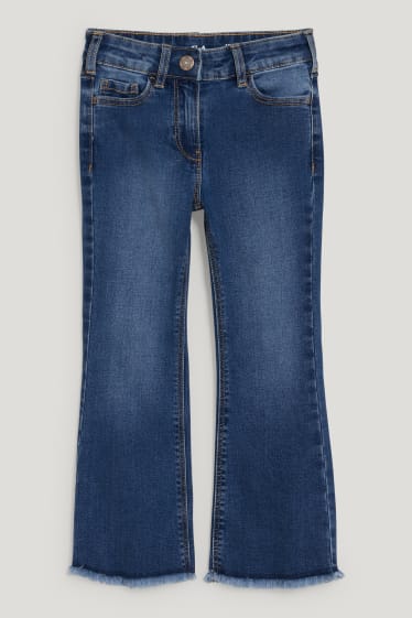 Małe dziewczynki - Flared jeans - dżins-niebieski