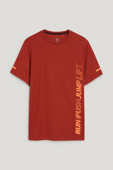 Uomo - Maglia tecnica - arancio scuro