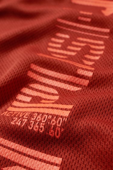Uomo - Maglia tecnica - arancio scuro