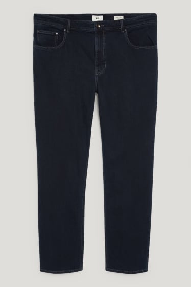 Mężczyźni XL - Straight jeans - LYCRA® - dżins-ciemnoniebieski