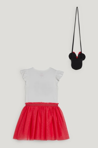 Filles - Minnie Mouse - ensemble - robe et sac - 2 pièces - rose