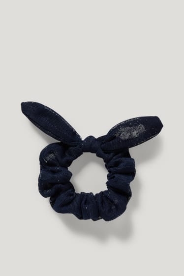 Nena petita - Minnie Mouse - conjunt - samarreta de màniga curta, faldilla i lligacues scrunchie - blau fosc / blanc