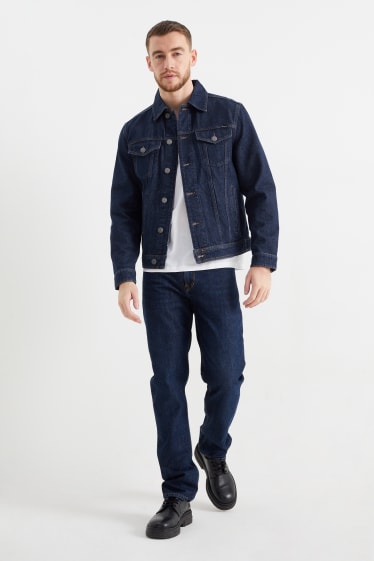Hommes - Veste en jean - jean bleu foncé