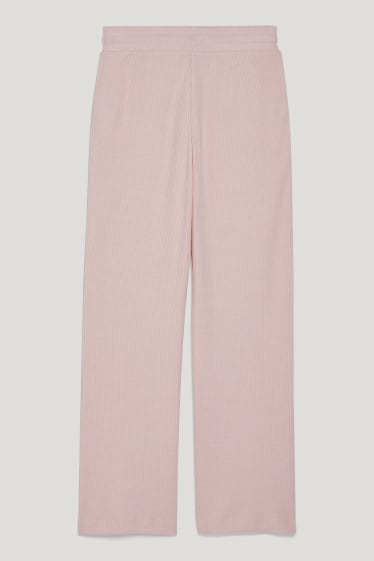 Dona - Pantalons de punt - loose fit - rosa