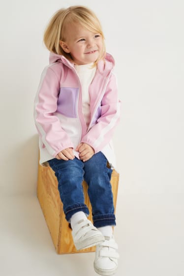 Toddler Girls - Softshelljacke mit Kapuze - rosa