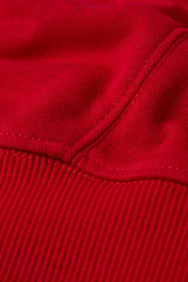 Filles - Sweat à capuche - rouge