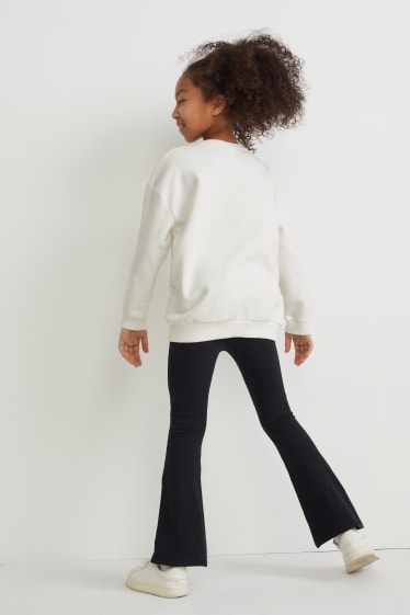 Kids Girls - Harry Potter - set - sweatshirt en legging - 2-delig - zwart / wit