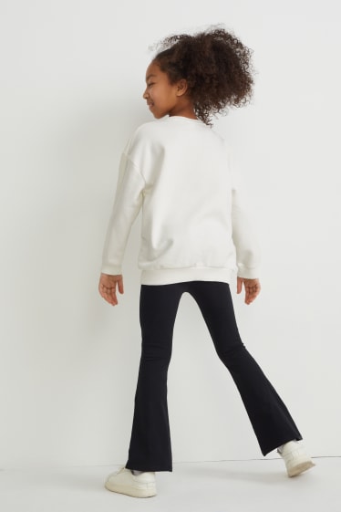 Filles - Harry Potter - ensemble - sweat et legging - 2 pièces - noir / blanc