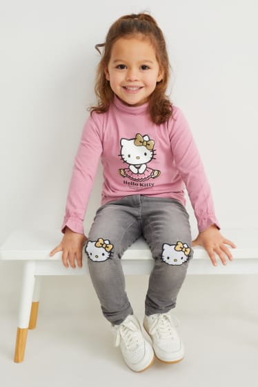 Toddler Girls - Multipack 3er - Hello Kitty - Rollkragenshirt - cremeweiß