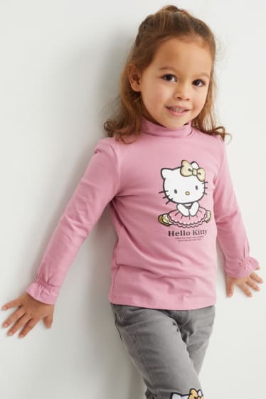 Toddler Girls - Multipack 3er - Hello Kitty - Rollkragenshirt - cremeweiß