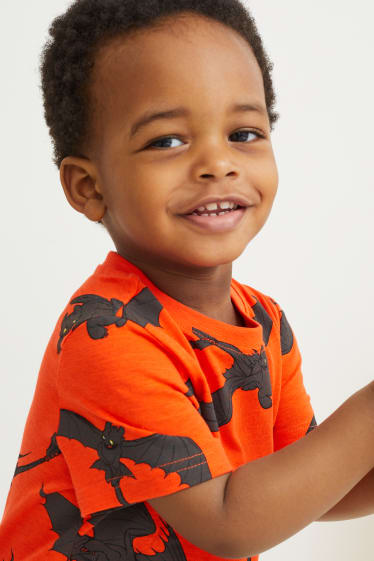 Toddler Boys - Hoe tem je een draak - T-shirt - oranje