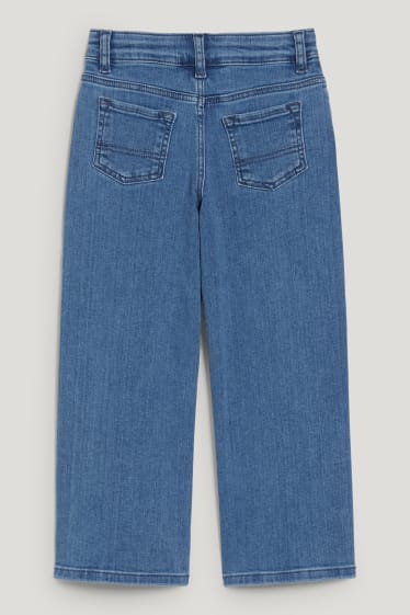 Nena petita - Wide leg jeans - texà blau