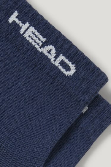 Hombre - HEAD - pack de 5 - calcetines cortos - azul oscuro